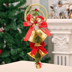 China Supplies Free Sample Christmas Gift Christmas Bell Wind Chime Pendant Christmas Tree Decoration Craft Pendant