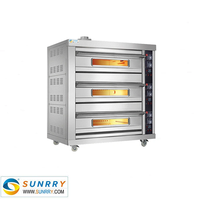 Commercial bakery gas deck oven gas stove with bakery oven