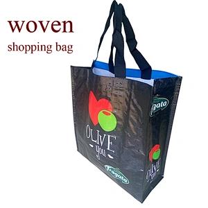 tote custom reusable standard size pp shopping bag wholesale cheap pp woven reusale shopping bag
