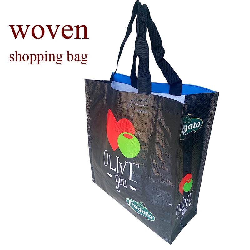 tote custom reusable standard size pp shopping bag wholesale cheap pp woven reusale shopping bag