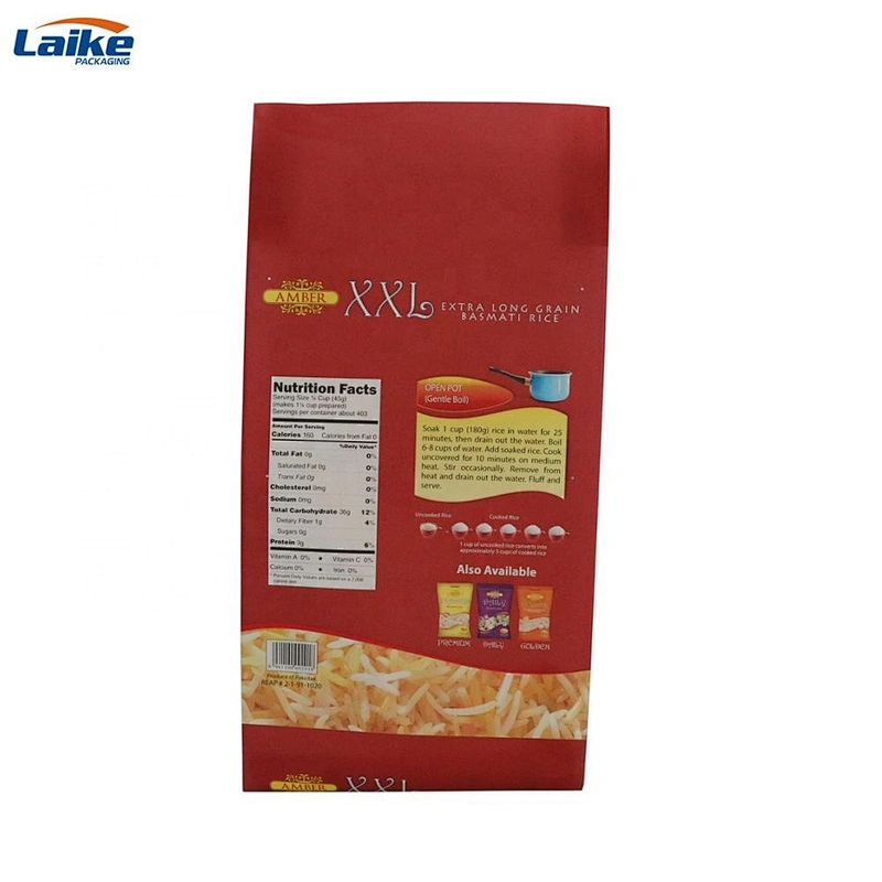 China high quality  design non woven wheat flour fabric rice packaging bag size 10kg 25kg 50kg