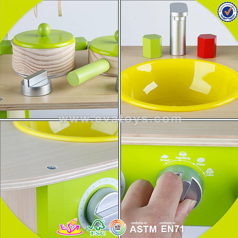 wholesale baby wooden kitchen sets toy, top fashion baby wooden kitchen sets toy, interesting kitchen toy W10C143A
