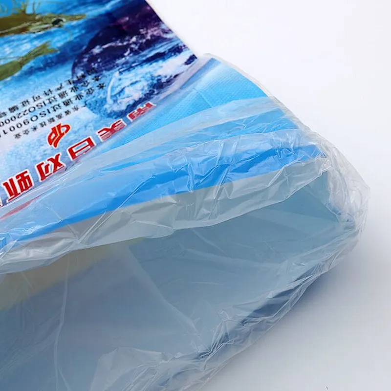 Custom color printing woven bag liner bag for shrimp fertilizer packaging
