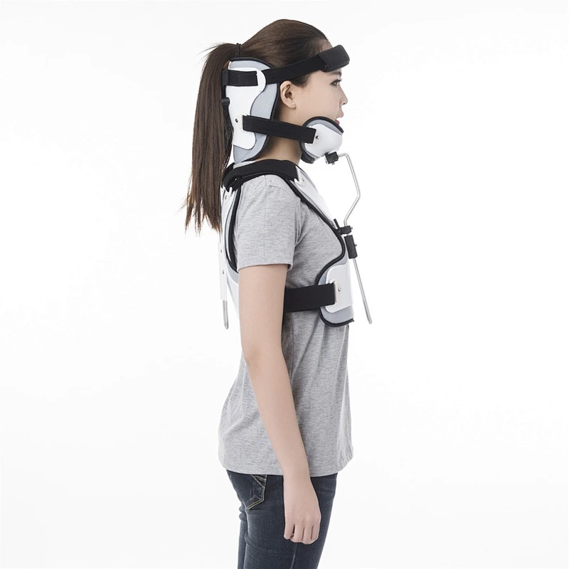 Head Neck Chest Adjucted Cervical Thoracic Orthosis U Lumbar Support (Angle Adjustable Breathable) with CE,FDA,ISO9001,ISO13485