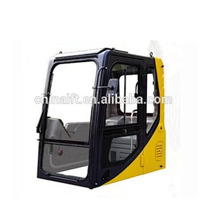 PC300-7 Excavator Cabin cab parts 208-53-00272 208-53-1111A 208-53-1111B 320C Operator Cabin screen 7824-77-3002