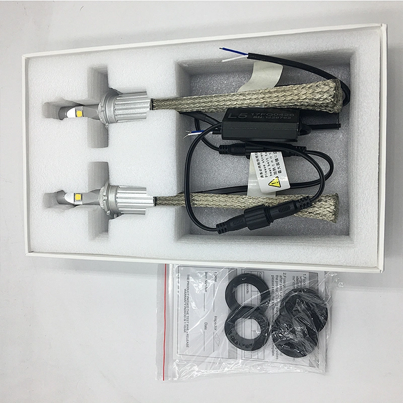 Car led headlight 40w lights L5 D1 2 3 4 4300K 4800lm headlight c6 led lighting bulb car headlight factory wholesale