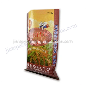 Customized desgin printing new material plastic bopp laminated PP woven hybrid rice bag 25kg export to Pakistan,Dubai