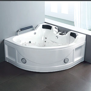 1.5M bathroom acrylic cheap whirlpool bath tub with Pillw K-8818