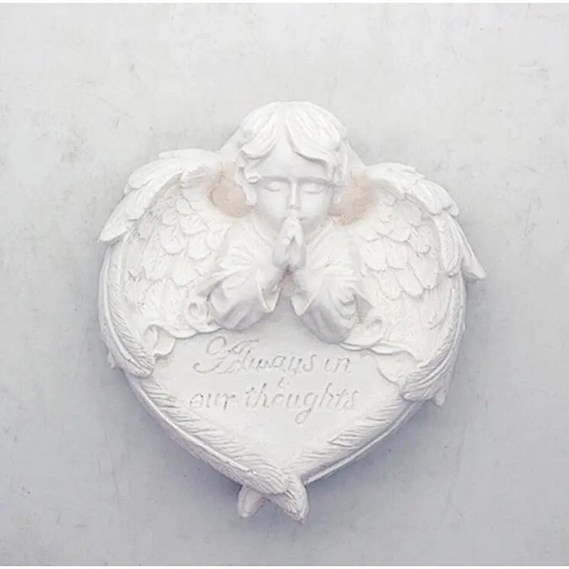 Wishing angel with wings Handmade Soap molds silicone candle Molds