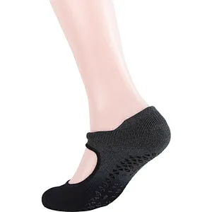 Women Nylon Pilates Yoga Anti Slip Non-Skid With Silicon Sport Socks