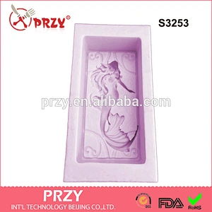 2D handmade mermaid soap silicone mold
