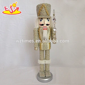 wholesale high quality wooden toys children like large christmas nutcrackers W02A069B