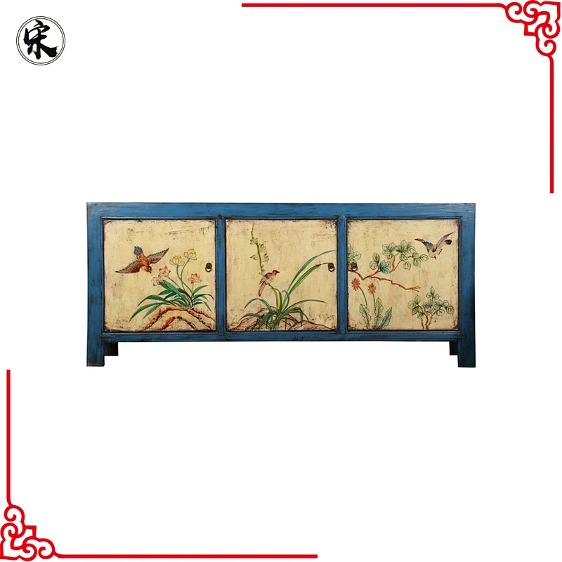 wholesale recycled pine wood chinese antique sideboard