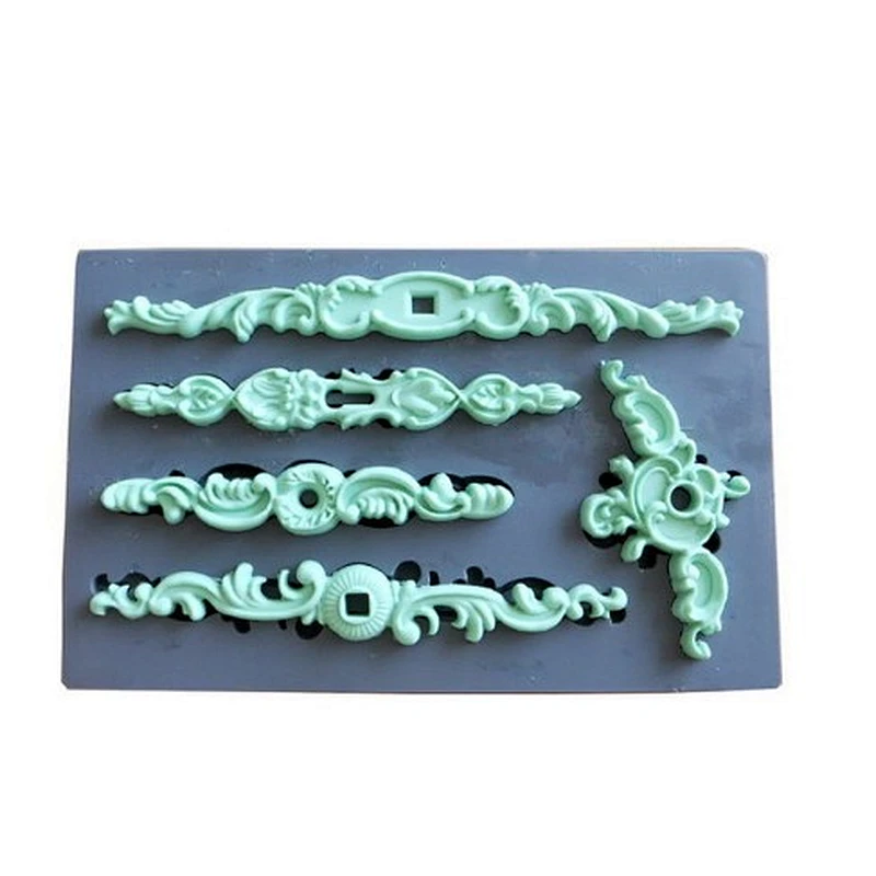 fondant tools cake decorating clay vintage art decor silicone molds