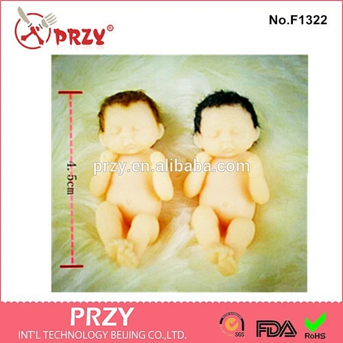 F1322 cake decorating resin silicone baby mould