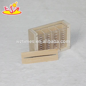 2018 new fashion children toys wooden coin bank W03B050