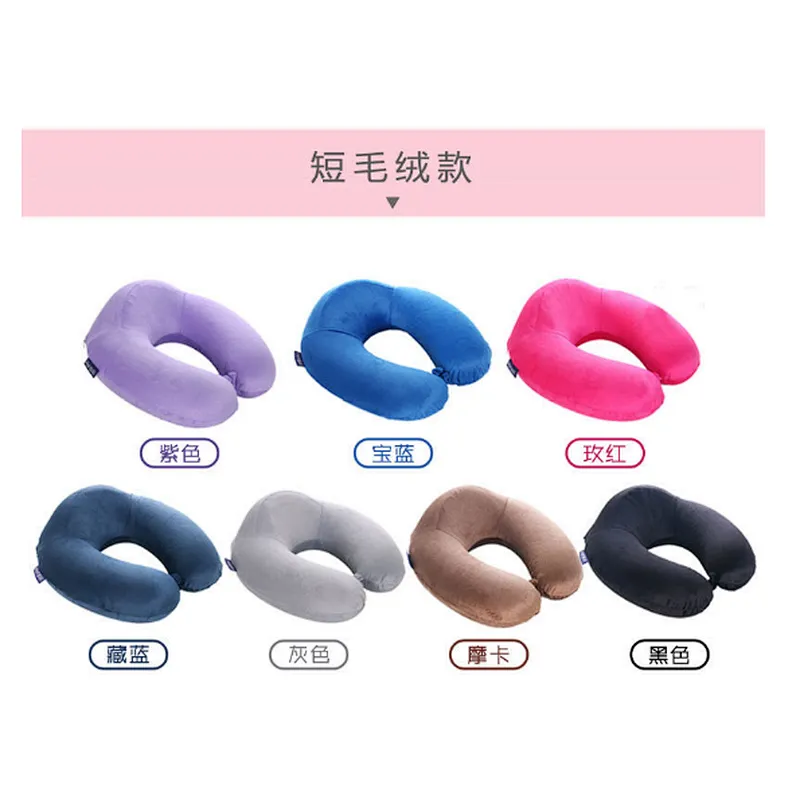 New Unique Health Care Comfort Breathable U shape Memory Foam sleeping travel Nap Neck Multifunctional Pillow