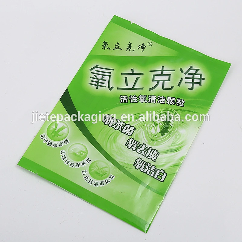 Custom logo printed pe plastic bags wholesale packing washing powder