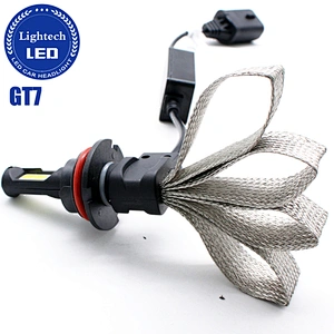 Lightech GT7 Auto Car Accessories 40W 8000Lm Led Headlamps H4 H13 9007 9004 Led Headlight Car