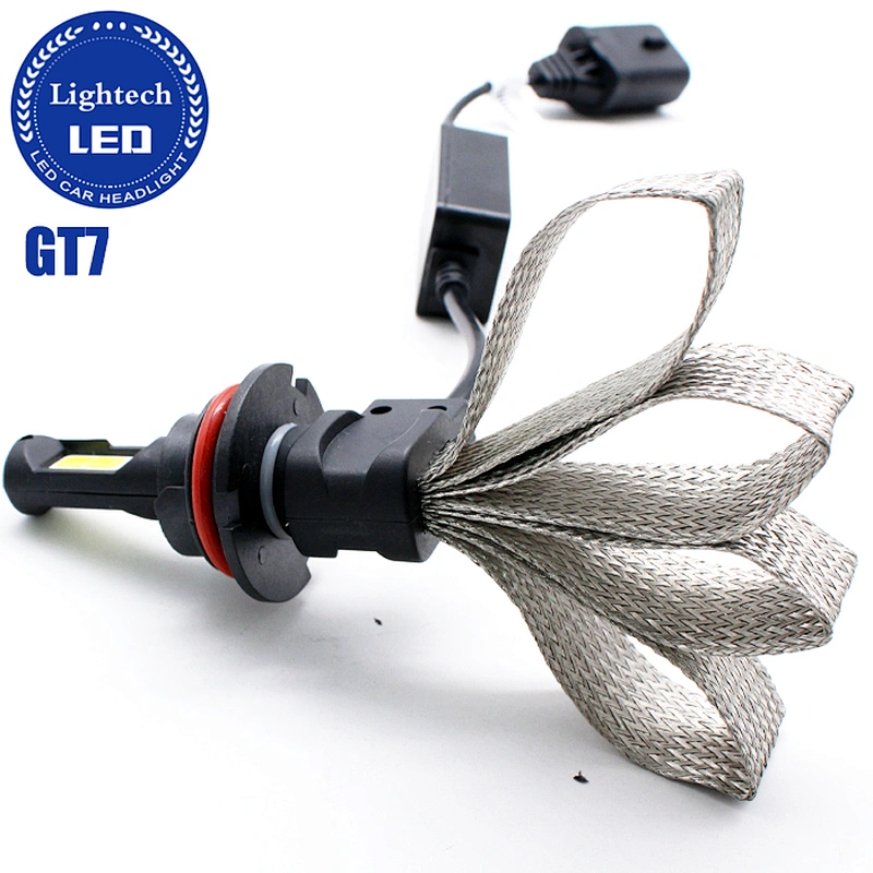 Lightech GT7 Auto Car Accessories 40W 8000Lm Led Headlamps H4 H13 9007 9004 Led Headlight Car