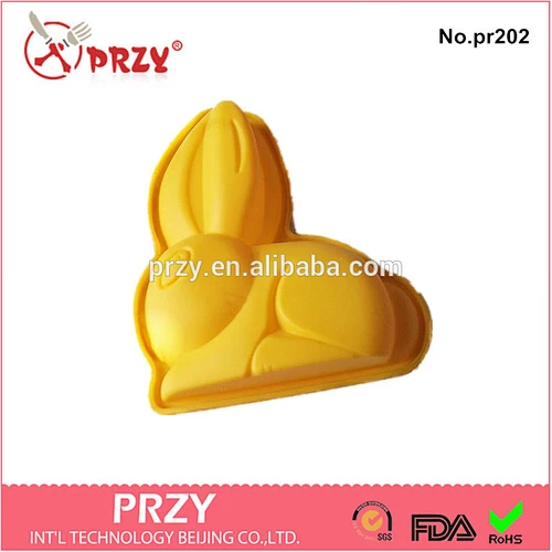 silicone rabbit cake molds , silicone pop cake mold