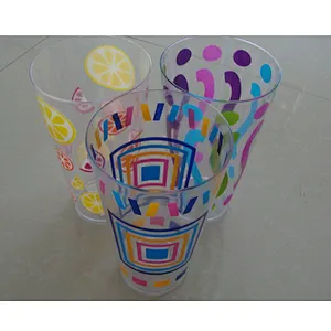 Factory Wholesale Customized logo 400ml Plastic Coffee Mug