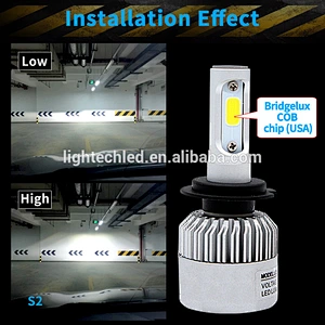 S2 COB Led Auto Headlight Bulb H4 H7 H11