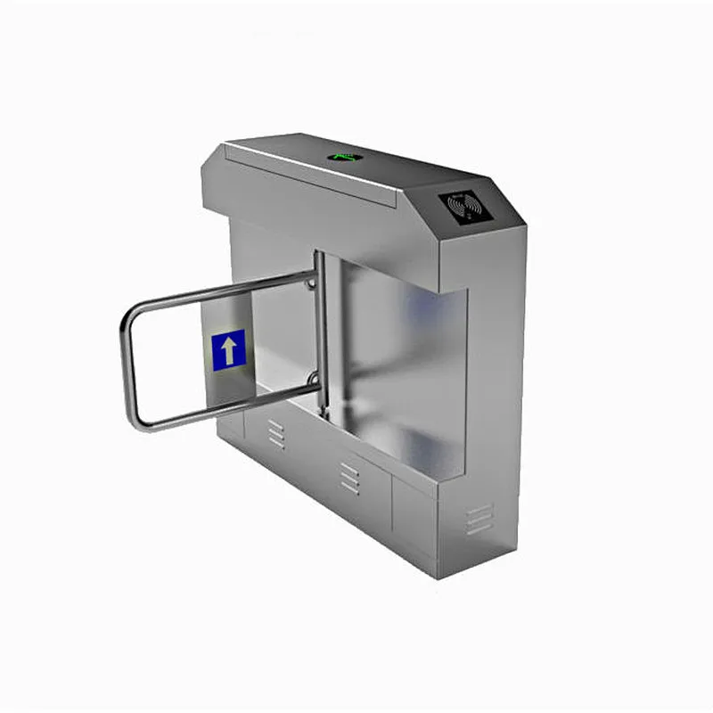 Shopping Mall Automatic Half Height Swing Turnstile With QC Code Reader