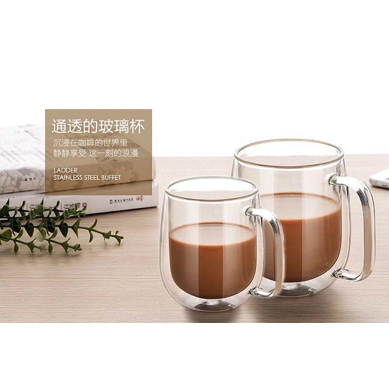 2018 New Style 250 ML Double Water Cup Customized Logo For Milk Tea Drinking