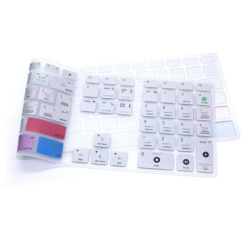 hotkey shortcut cover for desktop logic pro x shortcuts keypad skin desktop protectors For iMac G6 Desktop