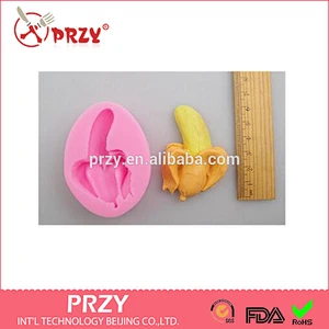F3034 PRZY Fondant decorative silicone mold of banana fruit cake decoration