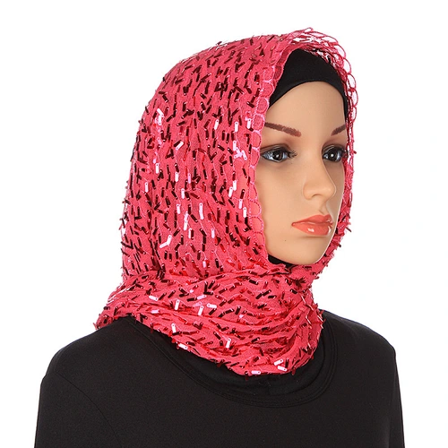 Hijab Factory High-End Muslim Womens Solid Color Soft Chiffon Dubai Instant Shawl Maxi Hijab