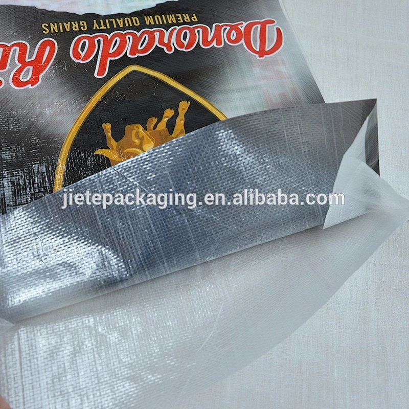 Video introduction, PP plastic woven sack bag for packing rice 25kg