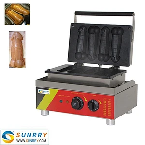 Commercial electric stainless steel waffle maker