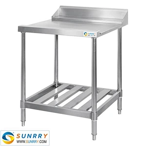 Table Stainless Steel/White Restaurant Table/Folding Restaurant Table (SY-WT747 SUNRRY)