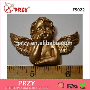 Angel with Wings Bust Silicone Rubber Flexible Food Safe Mold Mould-resin, clay, fondant, soap, chocolate