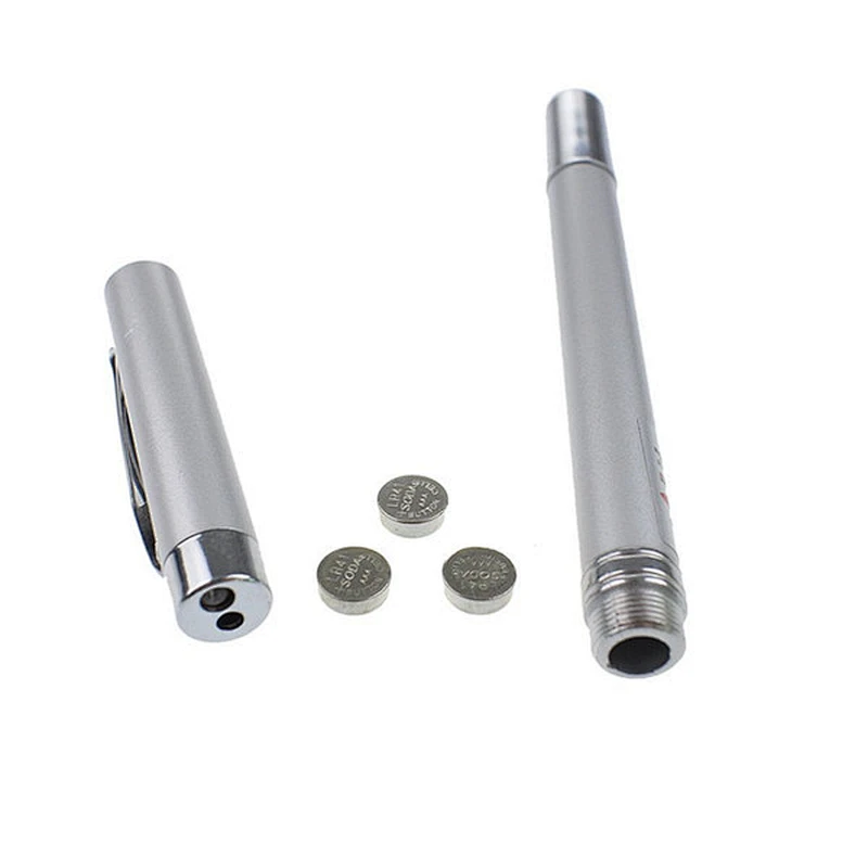 4in1 Ball Pen Laser Pointer Telescopic Point Teacher Led Light Torch