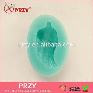 2015 Newest Top Selling Leaf with Ladybird Fondant Silicone Cake Mold