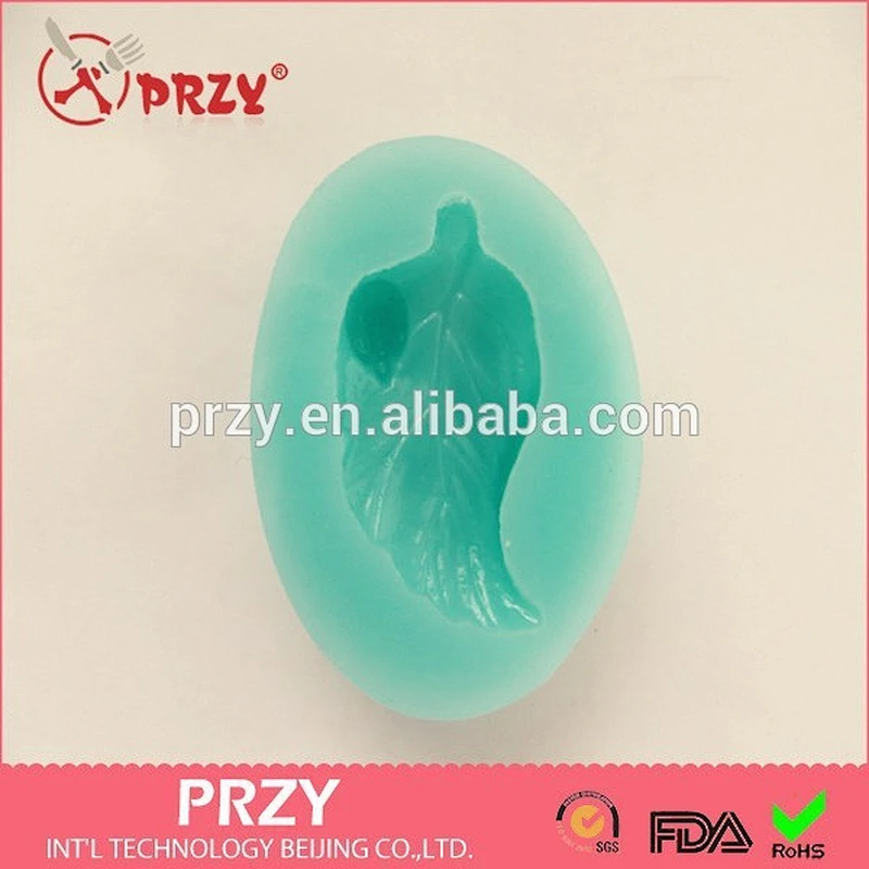 2015 Newest Top Selling Leaf with Ladybird Fondant Silicone Cake Mold