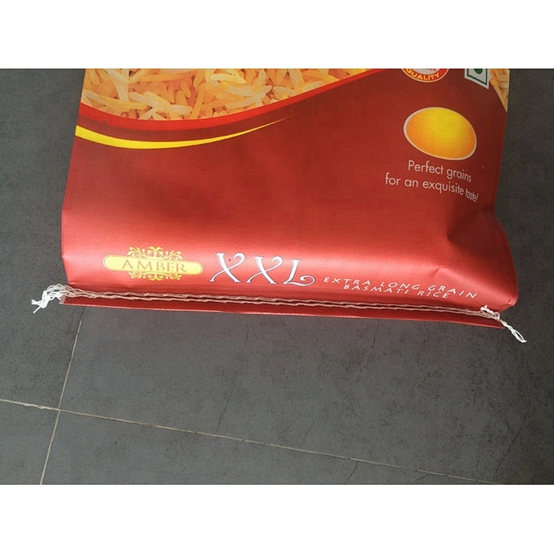Pakistan bopp laminated pp woven rice packing bag for sale ,woven plastic bag rice 25kg
