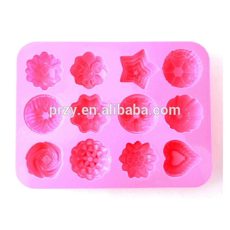 PRZY PR303 multi shapes cake decorating flower silicone molds