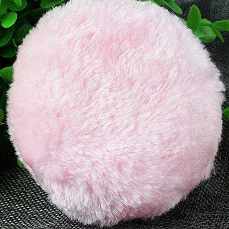 Facial Face Cotton Powder Makeup Sponge New Cleansing Pink Round Cosmetic Powder Puff