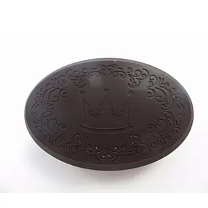 QT0055 crown art pattern stamp handmade soap mold silicone chocolate mould przy