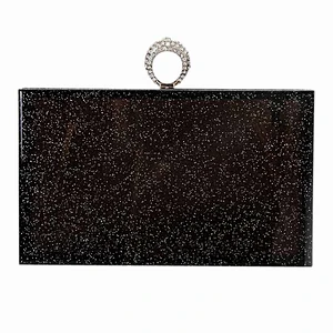 New arrival fashion U0001-014 acrylic skull clutch