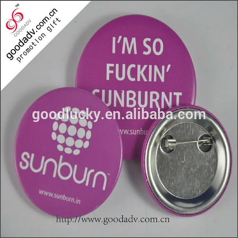 tinplate badge custom button badge pin for kids