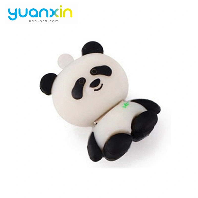 Panda Shape 3D Pvc Material Wholesale Pendrive 8Gb 32Gb