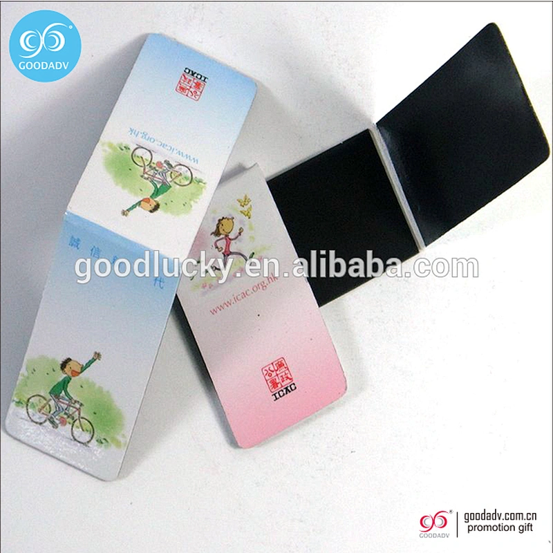 Hot promotional gift item new fancy paper magnetic bookmark for bookworm