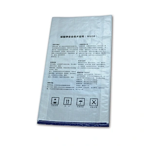 China pp woven bag for 50kg cement,flour,rice,fertilizer,food,feed,sand wholesale