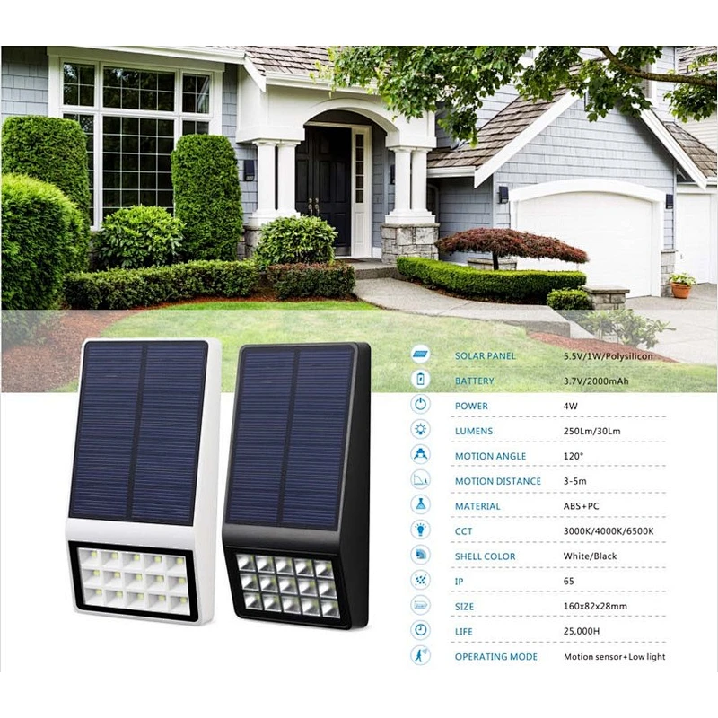 New Solar Light 15LED solar light Waterproof IP65 Lawn Wall Lamps for Garden