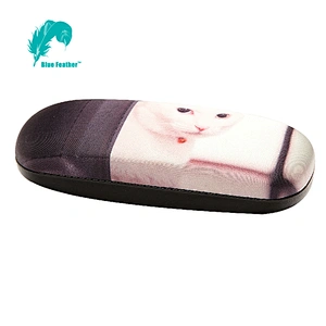 Realistic Cat Portrait Hard Shell Spectacle Case for Travel